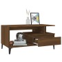 Mesa de centro madera contrachapada roble marrón 90x49x45 cm de vidaXL, Mesas de centro - Ref: Foro24-819627, Precio: 72,64 €...