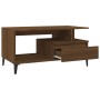 Mesa de centro madera contrachapada roble marrón 90x49x45 cm de vidaXL, Mesas de centro - Ref: Foro24-819627, Precio: 72,64 €...
