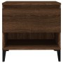 Mesa auxiliar madera contrachapada roble marrón 50x46x50 cm de vidaXL, Mesas auxiliares - Ref: Foro24-819562, Precio: 55,01 €...