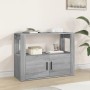 Aparador de madera contrachapada gris Sonoma 80x30x60 cm de vidaXL, Aparadores - Ref: Foro24-819458, Precio: 61,41 €, Descuen...