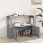 Aparador de madera contrachapada gris Sonoma 80x30x60 cm de vidaXL, Aparadores - Ref: Foro24-819458, Precio: 61,41 €, Descuen...
