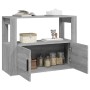 Aparador de madera contrachapada gris Sonoma 80x30x60 cm de vidaXL, Aparadores - Ref: Foro24-819458, Precio: 61,41 €, Descuen...