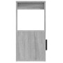 Aparador de madera contrachapada gris Sonoma 80x30x60 cm de vidaXL, Aparadores - Ref: Foro24-819458, Precio: 61,41 €, Descuen...