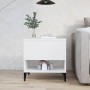 Mesa auxiliar madera contrachapada blanco 50x46x50 cm de vidaXL, Mesas auxiliares - Ref: Foro24-819548, Precio: 47,80 €, Desc...