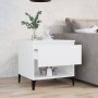 Mesa auxiliar madera contrachapada blanco 50x46x50 cm de vidaXL, Mesas auxiliares - Ref: Foro24-819548, Precio: 47,80 €, Desc...