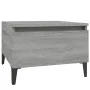 Mesa auxiliar madera contrachapada gris Sonoma 50x46x35 cm de vidaXL, Mesas auxiliares - Ref: Foro24-819528, Precio: 45,73 €,...