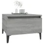 Mesa auxiliar madera contrachapada gris Sonoma 50x46x35 cm de vidaXL, Mesas auxiliares - Ref: Foro24-819528, Precio: 45,73 €,...
