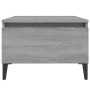 Mesa auxiliar madera contrachapada gris Sonoma 50x46x35 cm de vidaXL, Mesas auxiliares - Ref: Foro24-819528, Precio: 46,27 €,...