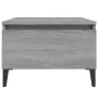Mesa auxiliar madera contrachapada gris Sonoma 50x46x35 cm de vidaXL, Mesas auxiliares - Ref: Foro24-819528, Precio: 45,73 €,...
