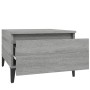 Mesa auxiliar madera contrachapada gris Sonoma 50x46x35 cm de vidaXL, Mesas auxiliares - Ref: Foro24-819528, Precio: 46,27 €,...
