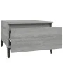 Mesa auxiliar madera contrachapada gris Sonoma 50x46x35 cm de vidaXL, Mesas auxiliares - Ref: Foro24-819528, Precio: 45,73 €,...