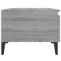 Mesa auxiliar madera contrachapada gris Sonoma 50x46x35 cm de vidaXL, Mesas auxiliares - Ref: Foro24-819528, Precio: 46,27 €,...
