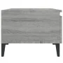 Mesa auxiliar madera contrachapada gris Sonoma 50x46x35 cm de vidaXL, Mesas auxiliares - Ref: Foro24-819528, Precio: 45,73 €,...