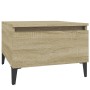 Mesas auxiliares 2 uds madera roble Sonoma 50x46x35 cm de vidaXL, Mesas auxiliares - Ref: Foro24-819523, Precio: 57,80 €, Des...