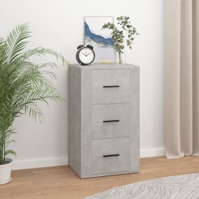 Aparador de madera contrachapada gris hormigón 40x33x70 cm de vidaXL, Aparadores - Ref: Foro24-819424, Precio: 61,18 €, Descu...