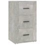 Aparador de madera contrachapada gris hormigón 40x33x70 cm de vidaXL, Aparadores - Ref: Foro24-819424, Precio: 61,18 €, Descu...