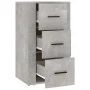 Aparador de madera contrachapada gris hormigón 40x33x70 cm de vidaXL, Aparadores - Ref: Foro24-819424, Precio: 60,49 €, Descu...