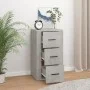 Aparador de madera contrachapada gris hormigón 40x33x70 cm de vidaXL, Aparadores - Ref: Foro24-819424, Precio: 60,49 €, Descu...