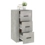 Aparador de madera contrachapada gris hormigón 40x33x70 cm de vidaXL, Aparadores - Ref: Foro24-819424, Precio: 61,18 €, Descu...
