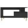 Mesa de centro madera contrachapada negro 90x49x45 cm de vidaXL, Mesas de centro - Ref: Foro24-819613, Precio: 59,98 €, Descu...