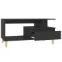 Mesa de centro madera contrachapada negro 90x49x45 cm de vidaXL, Mesas de centro - Ref: Foro24-819613, Precio: 59,98 €, Descu...