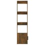 Aparador madera contrachapada roble ahumado 80x30x119,5 cm de vidaXL, Aparadores - Ref: Foro24-819473, Precio: 79,94 €, Descu...