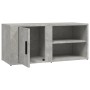 Mueble para TV madera contrachapada gris hormigón 80x31,5x36 cm de vidaXL, Muebles TV - Ref: Foro24-819444, Precio: 41,32 €, ...