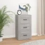 Sonoma gray plywood sideboard 40x33x70 cm by vidaXL, Sideboards - Ref: Foro24-819426, Price: 67,40 €, Discount: %