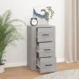 Sonoma gray plywood sideboard 40x33x70 cm by vidaXL, Sideboards - Ref: Foro24-819426, Price: 67,40 €, Discount: %