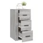 Sonoma gray plywood sideboard 40x33x70 cm by vidaXL, Sideboards - Ref: Foro24-819426, Price: 67,40 €, Discount: %