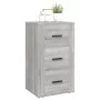 Sonoma gray plywood sideboard 40x33x70 cm by vidaXL, Sideboards - Ref: Foro24-819426, Price: 67,40 €, Discount: %