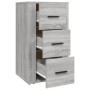Aparador de madera contrachapada gris Sonoma 40x33x70 cm de vidaXL, Aparadores - Ref: Foro24-819426, Precio: 68,23 €, Descuen...