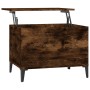 Mesa de centro madera contrachapada roble ahumado 60x44,5x45 cm de vidaXL, Mesas de centro - Ref: Foro24-819577, Precio: 64,2...