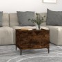 Mesa de centro madera contrachapada roble ahumado 60x44,5x45 cm de vidaXL, Mesas de centro - Ref: Foro24-819577, Precio: 64,2...