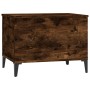 Mesa de centro madera contrachapada roble ahumado 60x44,5x45 cm de vidaXL, Mesas de centro - Ref: Foro24-819577, Precio: 64,2...