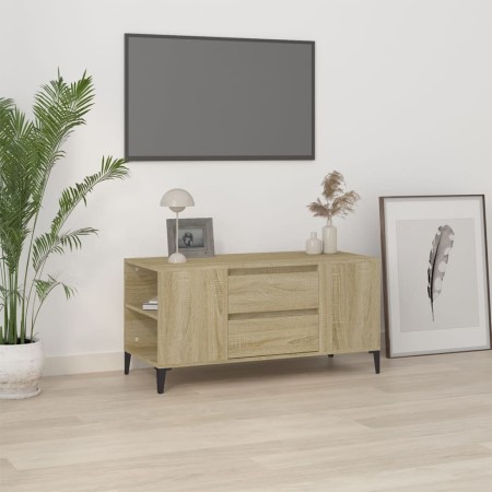 Mueble para TV madera contrachapada roble Sonoma 102x44,5x50 cm de vidaXL, Muebles TV - Ref: Foro24-819607, Precio: 83,60 €, ...