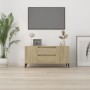 Mueble para TV madera contrachapada roble Sonoma 102x44,5x50 cm de vidaXL, Muebles TV - Ref: Foro24-819607, Precio: 83,60 €, ...