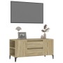 Mueble para TV madera contrachapada roble Sonoma 102x44,5x50 cm de vidaXL, Muebles TV - Ref: Foro24-819607, Precio: 83,60 €, ...
