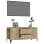 Mueble para TV madera contrachapada roble Sonoma 102x44,5x50 cm de vidaXL, Muebles TV - Ref: Foro24-819607, Precio: 83,60 €, ...