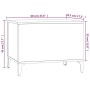Mesa de centro madera contrachapada blanco brillo 60x44,5x45 cm de vidaXL, Mesas de centro - Ref: Foro24-819574, Precio: 63,3...
