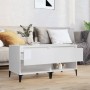 Mesas auxiliares 2 uds contrachapada blanco brillo 50x46x50 cm de vidaXL, Mesas auxiliares - Ref: Foro24-819553, Precio: 62,9...