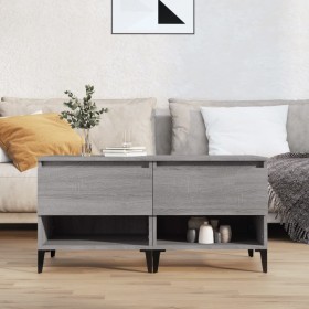 Mesas auxiliares 2 uds contrachapada gris Sonoma 50x46x50 cm de vidaXL, Mesas auxiliares - Ref: Foro24-819561, Precio: 80,01 ...