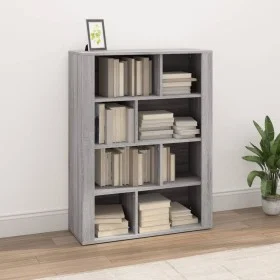 Sonoma gray plywood sideboard 80x30x106 cm by vidaXL, Sideboards - Ref: Foro24-819498, Price: 88,81 €, Discount: %