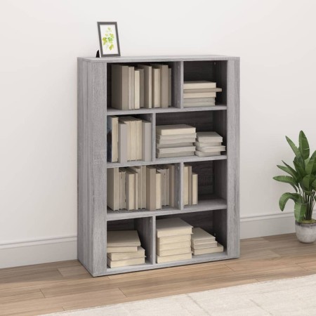 Aparador de madera contrachapada gris Sonoma 80x30x106 cm de vidaXL, Aparadores - Ref: Foro24-819498, Precio: 90,27 €, Descue...