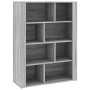 Aparador de madera contrachapada gris Sonoma 80x30x106 cm de vidaXL, Aparadores - Ref: Foro24-819498, Precio: 90,27 €, Descue...