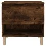 Mesitas de noche 2 uds contrachapada roble ahumado 50x46x50 cm de vidaXL, Mesitas de noche - Ref: Foro24-819543, Precio: 61,1...