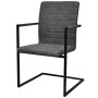 Sillas de comedor voladizas 6 unidades cuero sintético gris de vidaXL, Sillas de comedor - Ref: Foro24-272418, Precio: 539,18...