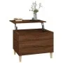 Mesa de centro madera contrachapada roble marrón 60x44,5x45 cm de vidaXL, Mesas de centro - Ref: Foro24-819571, Precio: 65,17...
