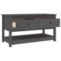 Mesa de centro de madera maciza de pino gris 102x49x55 cm de vidaXL, Mesas de centro - Ref: Foro24-820923, Precio: 112,97 €, ...
