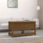 Mesa de centro madera maciza de pino marrón miel 102x49x55 cm de vidaXL, Mesas de centro - Ref: Foro24-820924, Precio: 99,84 ...